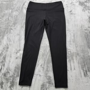 Felina Leggings Womens 2X Black Sueded Athletic Pull On Mid Rise Ankle Workout